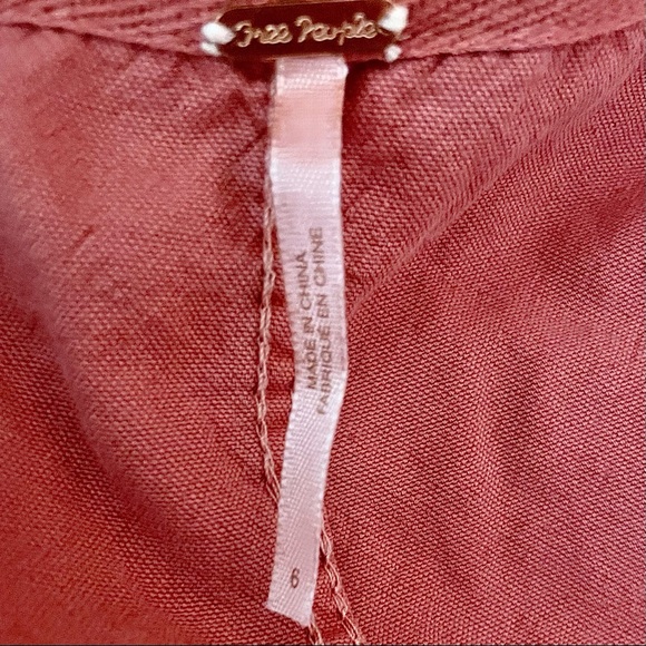 Free People Forever Young Suspender Coral Jumper - Picture 8 of 13